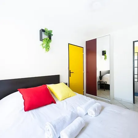 Entier - Le Mondrian - 1ch Check-in 24h Apartment Villeurbanne